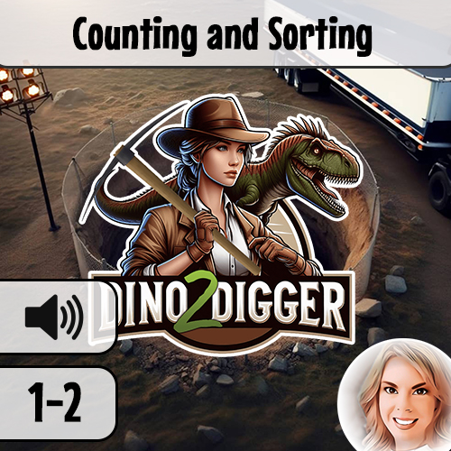Album art for Dino Digger 2: Counting and Sorting