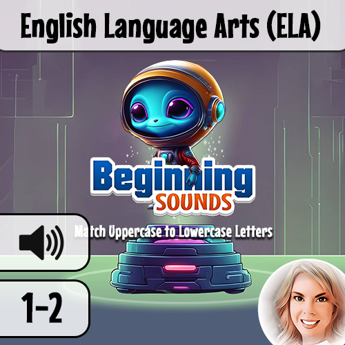 Album art for Beginning Sounds: Match Uppercase to Lowercase Letters