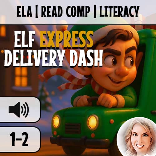 Album art for Elf Express Delivery Dash – Reading Comprehension 1-2. Grade 1, Grade 2