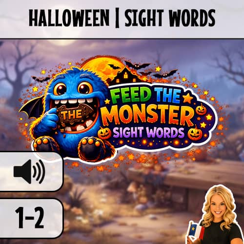 Album art for Feed the Monster! Halloween Sight Words